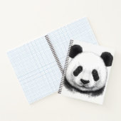 Panda Bear Wild Nature Animal Illustration Art Notizblock (Innenseite)