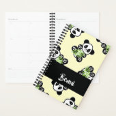 Panda bear with green bamboo leaves planer (Anzeige)