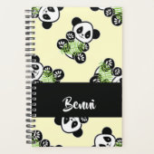 Panda bear with green bamboo leaves planer (Vorderseite)
