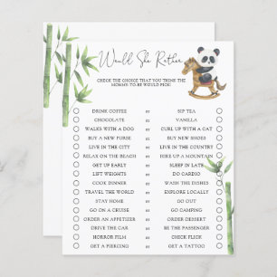 Panda Bear würde sie eher eine Babydusche machen