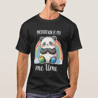 Panda Bear Yoga Meditation Panda Medita T-Shirt