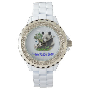 Panda Bears Armbanduhr