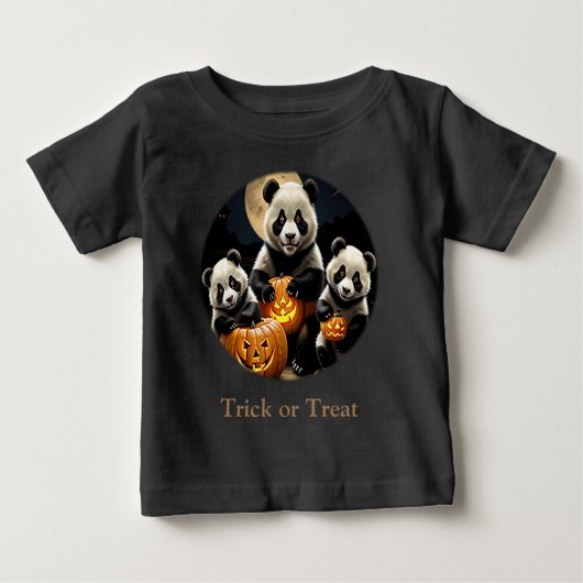Panda Bears Baby T-shirt (Vorderseite)