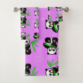 Panda Bears Badhandtuch Set (Insitu)