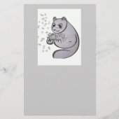 Panda Bears Briefpapier (Vorderseite)