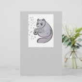 Panda Bears Briefpapier (Stehend Vorderseite)