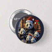 Panda Bears Button (Vorne & Hinten)