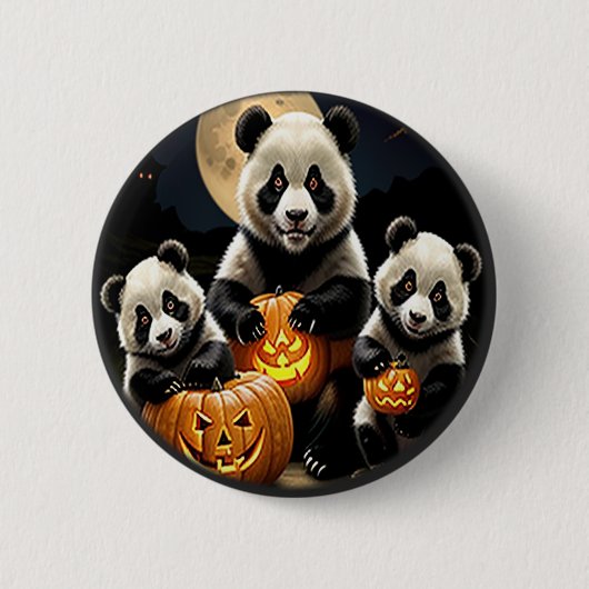 Panda Bears Button (Vorderseite)