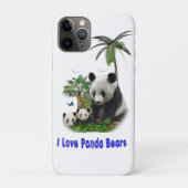 Panda Bears Case-Mate iPhone Hülle (Rückseite)