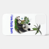 Panda Bears Case-Mate iPhone Hülle (Rückseite (Horizontal))