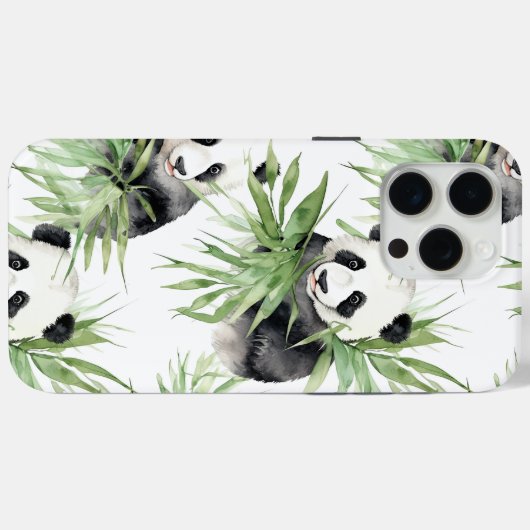 Panda Bears Case-Mate iPhone Hülle (Rückseite (Horizontal))