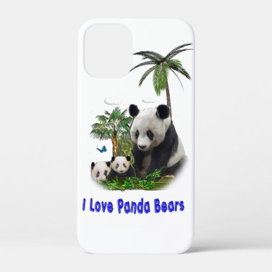 Panda Bears Case-Mate iPhone Hülle (Rückseite)