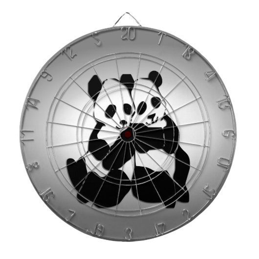 Panda Bears Dartscheibe (vorne)