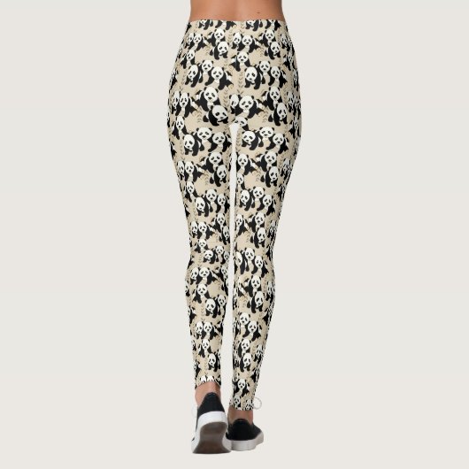 Panda Bears Design Leggings (Rückseite)