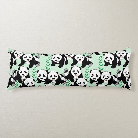 Panda Bears Design Seitenschläferkissen (Vorderseite)
