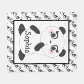 Panda Bears Fleecedecke (Vorderseite (Horizontal))