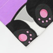Panda Bears Fleecedecke (Ecke)