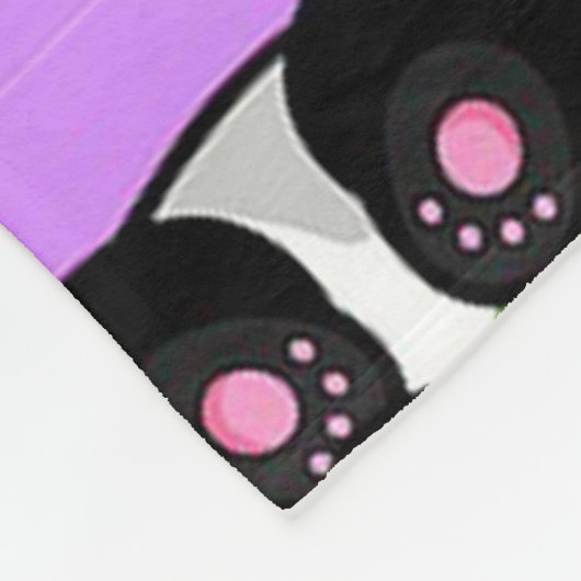 Panda Bears Fleecedecke (Ecke)
