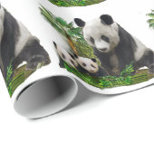 Panda Bears Geschenkpapier (Rolleneckpunkt)