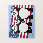 Panda Bears Goodbye Puzzle (Vertikal)