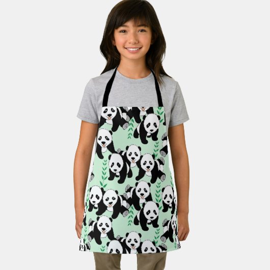 Panda Bears Graphic Schürze (Insitu)
