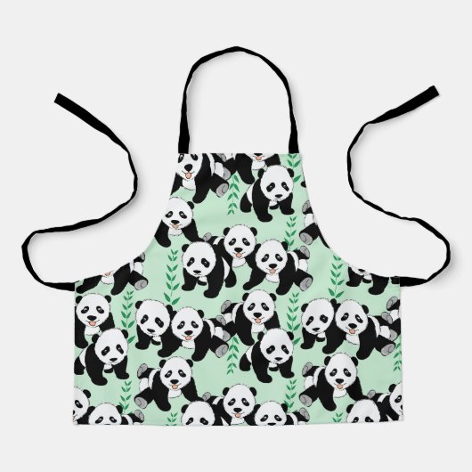 Panda Bears Graphic Schürze (Vorderseite)