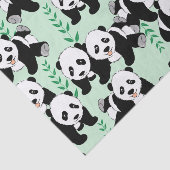 Panda Bears Graphic Seidenpapier (Ausschnitt)