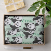 Panda Bears Graphic Seidenpapier (Geschenk)