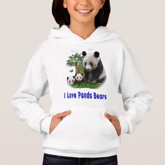 Panda Bears Hoodie (Vorderseite)
