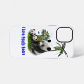 Panda Bears iPhone Hülle (Rückseite (Horizontal))