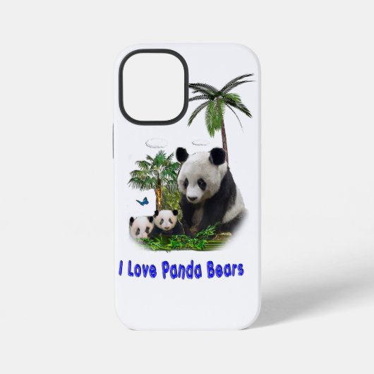 Panda Bears iPhone Hülle (Rückseite)