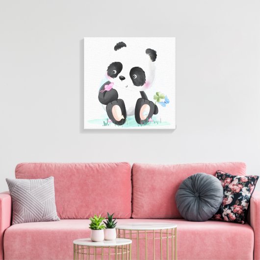 Panda Bears Leinwanddruck (Insitu (Wohnzimmer))