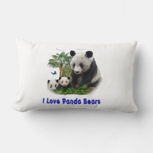 Panda Bears Lendenkissen