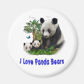 Panda Bears Magnet (Vorne)