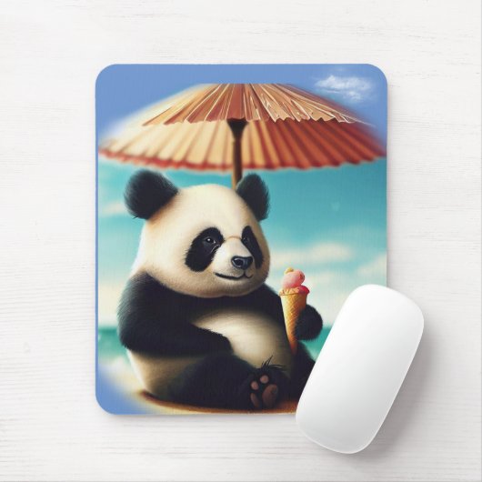 Panda Bears Mousepad (Mit Mouse)