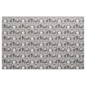 Panda Bears Niedlich Kids Stoff (Fat Quarter (45,7 x 55,9 cm))