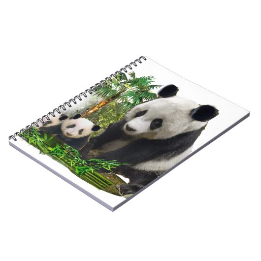 Panda Bears Notizblock (Linke Seite)