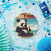 Panda Bears Pappteller (Party)