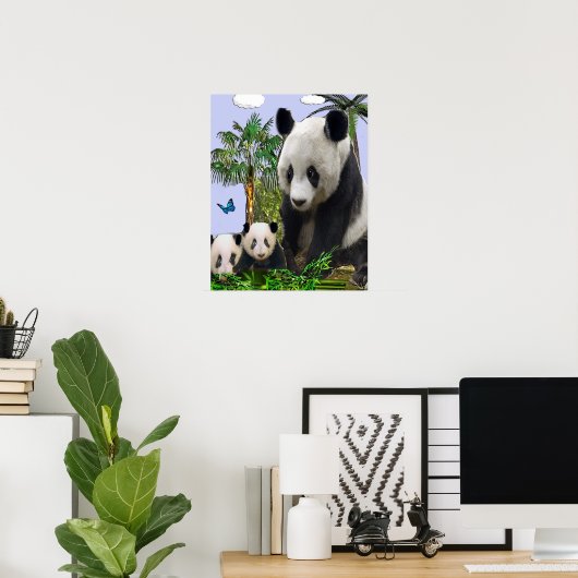 Panda Bears Poster (Heimbüro)