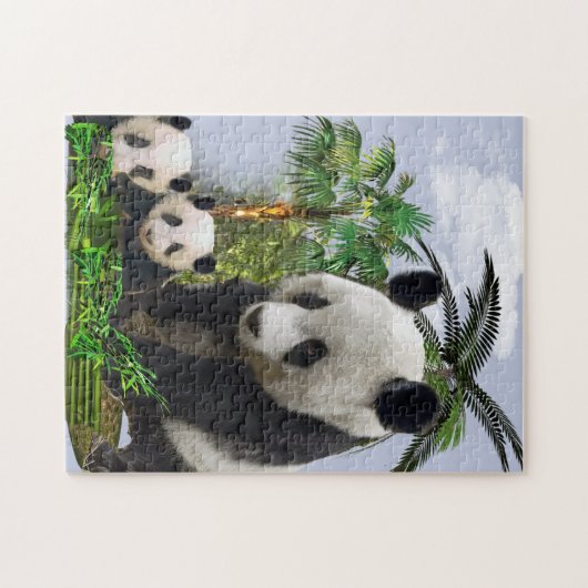 Panda Bears Puzzle (Horizontal)