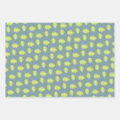 Panda Bears, Regenbogen, Blätter und Streifen (Vorderseite 3)