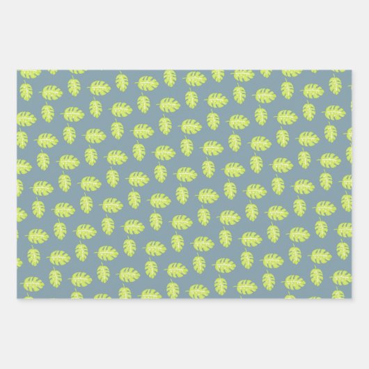 Panda Bears, Regenbogen, Blätter und Streifen (Vorderseite 3)