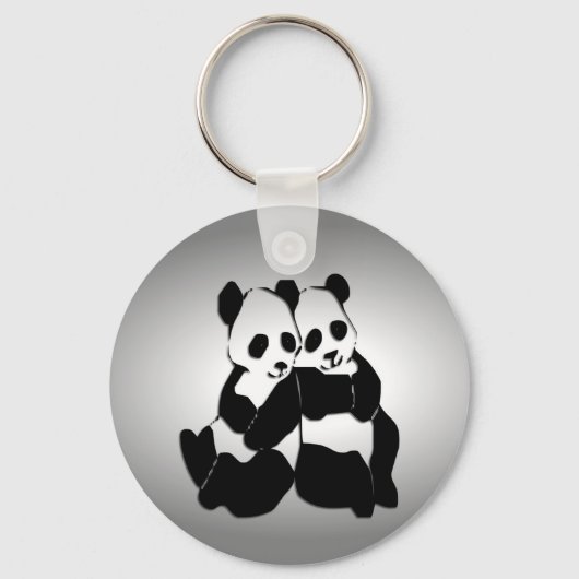Panda Bears Schlüsselanhänger (Vorderseite)
