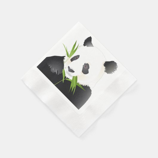 Panda Bears Serviette (Ecke)