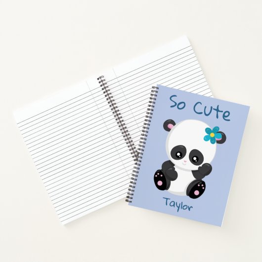 Panda Bears sind so Niedlich Notizbuch (Innenseite)