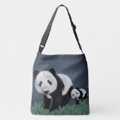 Panda Bears Tragetaschen Mit Langen Trägern (Rückseite)