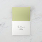 Panda Bears Vielen Dank Karte (Innenseite)