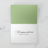 Panda Bears zum Jahrestag Karte (Innenseite)