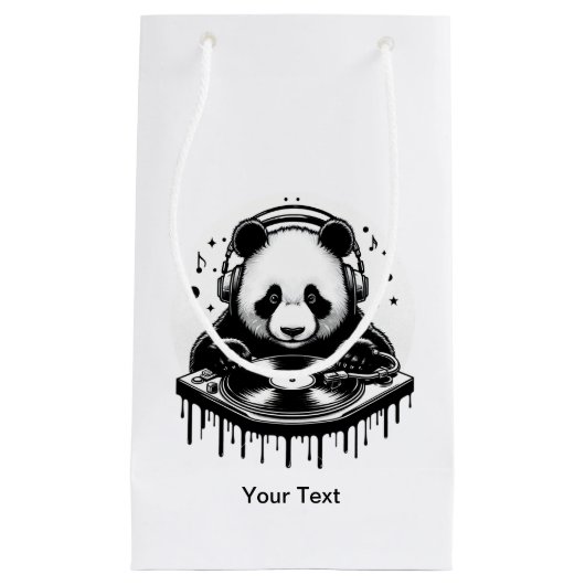 Panda Beat Kleine Geschenktüte (Vorderseite)
