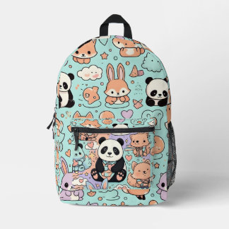 Panda Bedruckter Rucksack